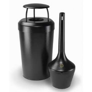  Steel Waste Container with Classico Trash and Cigarette 