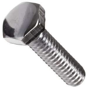 Chrome Plated Steel Hex Bolt, 5/8 11, 4 Length (Pack of 10):  