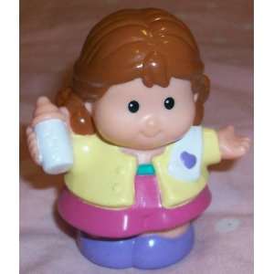 Fisher Price Little People Mom Linda with Bottle Replacement Figure 