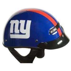   NFL New York Giants Motorcycle Half Helmet (Blue, Small) Automotive