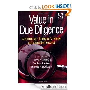  Value in Due Diligence eBook: Professor Dr. Ronald Gleich 