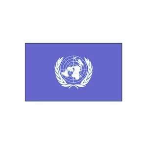  United Nations 2ft x 3ft Nylon Flag Patio, Lawn & Garden