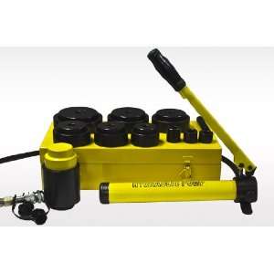  12 Ton 6 Dies Hydraulic Punch Set Driver Tool Kit: Home 