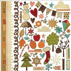  Year O Graphy Cardstock Stickers Fundamental