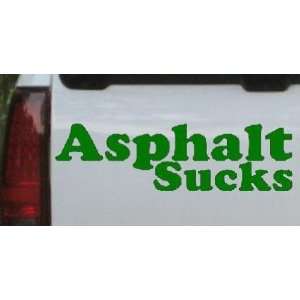 Asphalt Sucks Off Road Car Window Wall Laptop Decal Sticker    Dark 