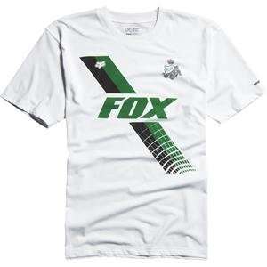  Fox Racing Replay Tech T Shirt   Medium/White Automotive