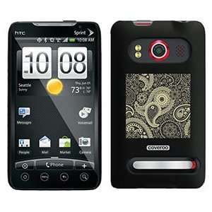  Paisley Black and Tan on HTC Evo 4G Case: MP3 Players 