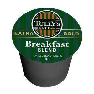 Tullys Breakfast Blend Caffeinated Coffee for Keurig Brewing Systems 