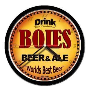 BOIES beer and ale cerveza wall clock 