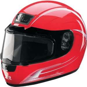   Z1R Phantom Warrior Snow Helmet Red Small S 0121 0289: Automotive
