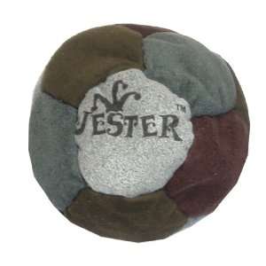  Jester Greys & Purple 12 Panel Hacky Sack / Footbag 