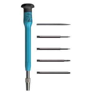  MOODY TOOL 58 0305 Screwdiver Set,Slotted/Awl,ESD Safe,6 