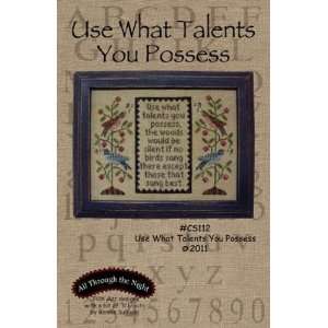  Use What Talents   Cross Stitch Pattern: Arts, Crafts 