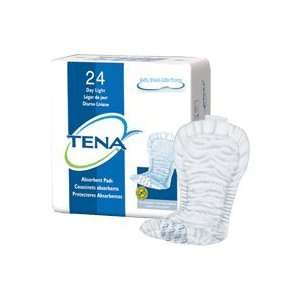  Tena Day Light Pad, With Gathers, White, 24/Pkg Health 
