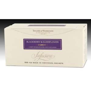 Taylors of Harrogate Blackberry and Elderflower   String and Tag 100ct 