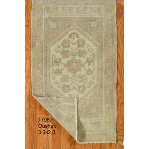    2x3 Hand Knotted Oushak Turkey Rug   20x36: Home & Kitchen