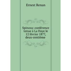  Spinoza confÃ©rence tenue Ã  La Haye le 12 fÃ©vrier 