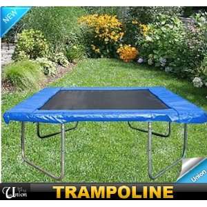  New Outdoor Rectangle 10*7 Ft Trampoline Sports Game With 