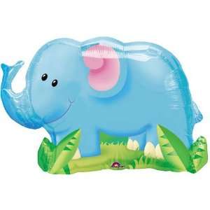  Happy Elephant 33 Inch Foil Balloon: Toys & Games