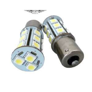  1156 Pair LED SMD 18 LED Bulbs Brake/Stop Red: Automotive