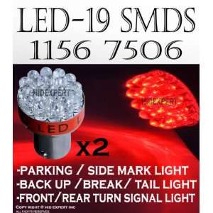 1156 Parking High Mount Light Back Up Brake Rear Tail Light Super Red 