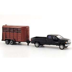  Dodge Ram Pickup with Horse Trailer 164 Scale Toys 