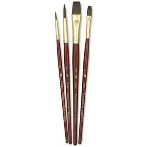  Princeton RealValue Brush Sets   Short Handle, Camel, Set 