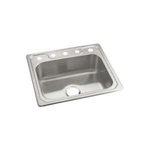   Single Basin Self Rimming Kitchen Sink, 5 Holes Drilled 14711 5 NA