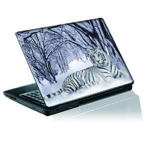 154 Inch High Gloss Taylorhe laptop skin protective decal white tiger 