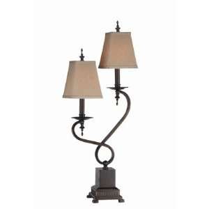  Stein World Metals Dual Arm Infinity Table Lamp: Home 