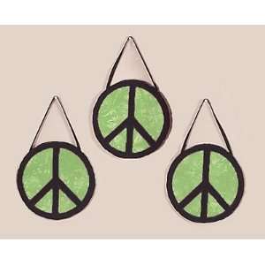  Lime Groovy Peace Sign Tie Dye Wall Hanging Accessories by 