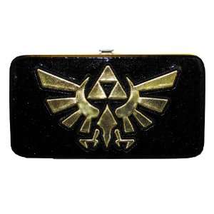   Of Zelda Twilight Princess Triforce Crest Foil Glitter Hinge Wallet