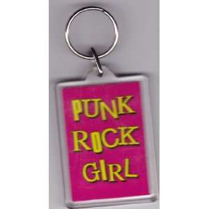  Punk Rock Girl Plastic Key Chain / Keychain Everything 