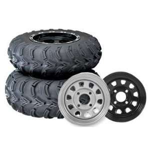  ITP Mud Lite AT Black Delta Tire/Wheel Kit   25x10x12 