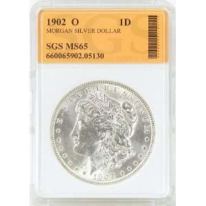  1902 O MS65 Morgan Silver Dollar Graded by SGS: Everything 