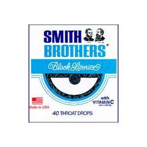  Smith Brothers Black Licorice Bag   1 Pack: Health 