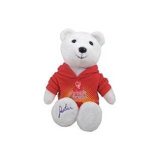 Justin Bieber Somebody To Love Plush Bear with Music   White