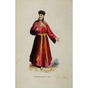   China Religious   Hand Colored Print 
