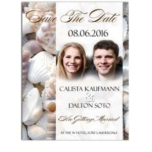  225 Save the Date Cards   Shell Fortune: Office Products
