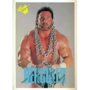  1990 Classic WWF Wrestling Card #72 : Hercules: Sports 