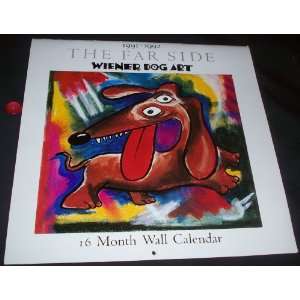    The Far Side   WIENER DOG ART 1991 1992 Calendar: Office Products