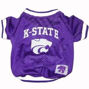  Kansas State Wildcats dog pet jersey MED 18 32lbs Purple 