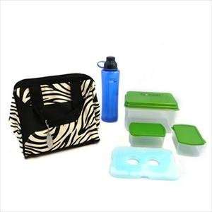  Downtown Lunch/Water Kit (Zebra): Home & Kitchen