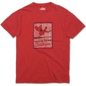 St. Louis Cardinals Lets Go See The Cardinals Vintage Logo T Shirt by 