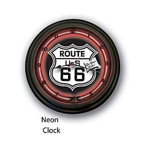  Route 66 Neon Clock 18: Home Improvement