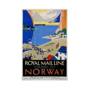  Daphne Padden   Royal Mail Cruises / Norway Giclee Canvas 