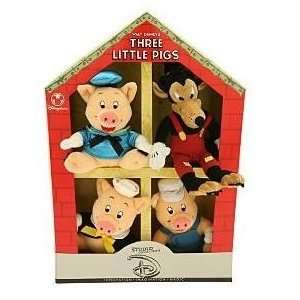  Walt Disneys Three Little Pigs Studio Collection Plush 