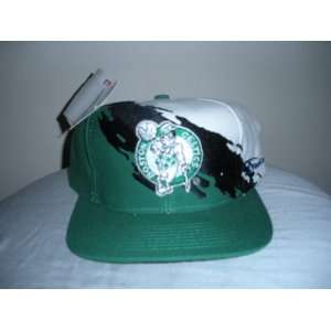    Boston Celtics Vintage Paintsplash Snapback Hat: Everything Else