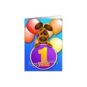  Puppy 3 Year Old Birthday Card Toys & Games