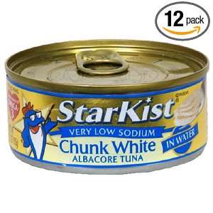 Starkist Chunk White, Low Sodium, 5.5 Ounce Units (Pack of 12)  